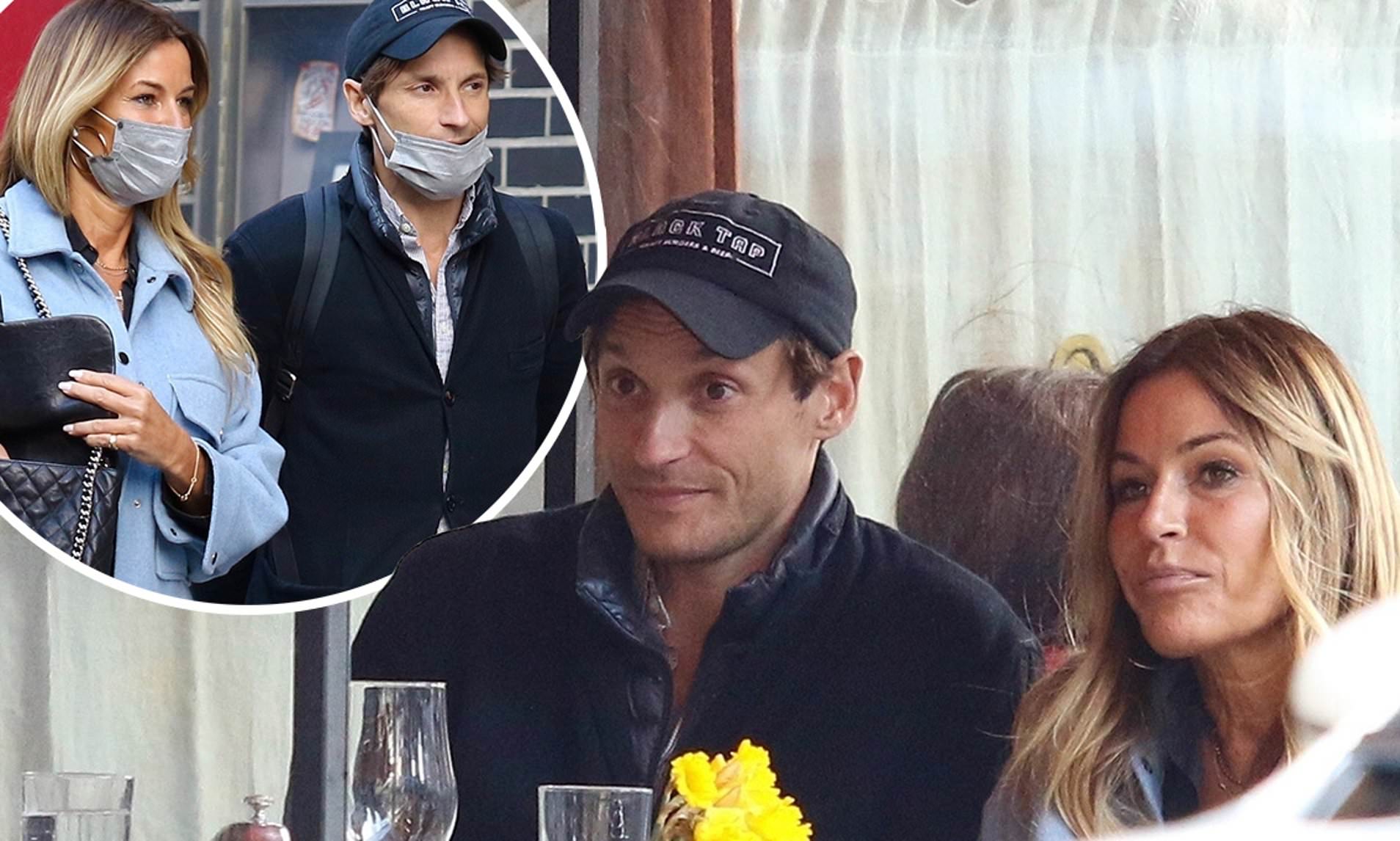 Kelly Bensimon Enjoys Lunch with on-again Beau Nick Stefanov