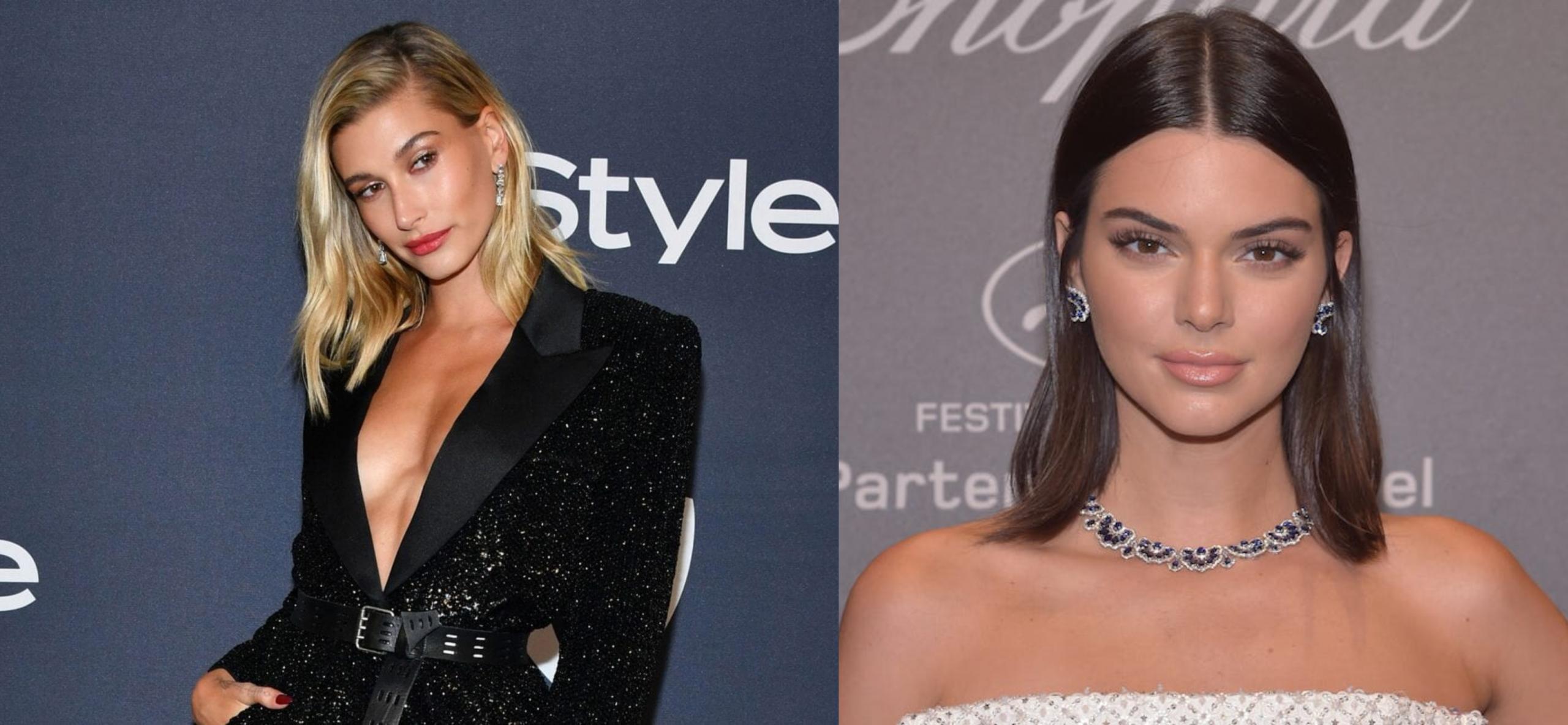 Kendall Jenner Dazes in Tank Top for Lunch with Hailey Baldwin