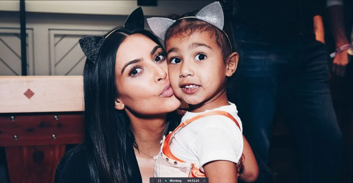 Kim Kardashian Shares Sweet Message from Daughter North West