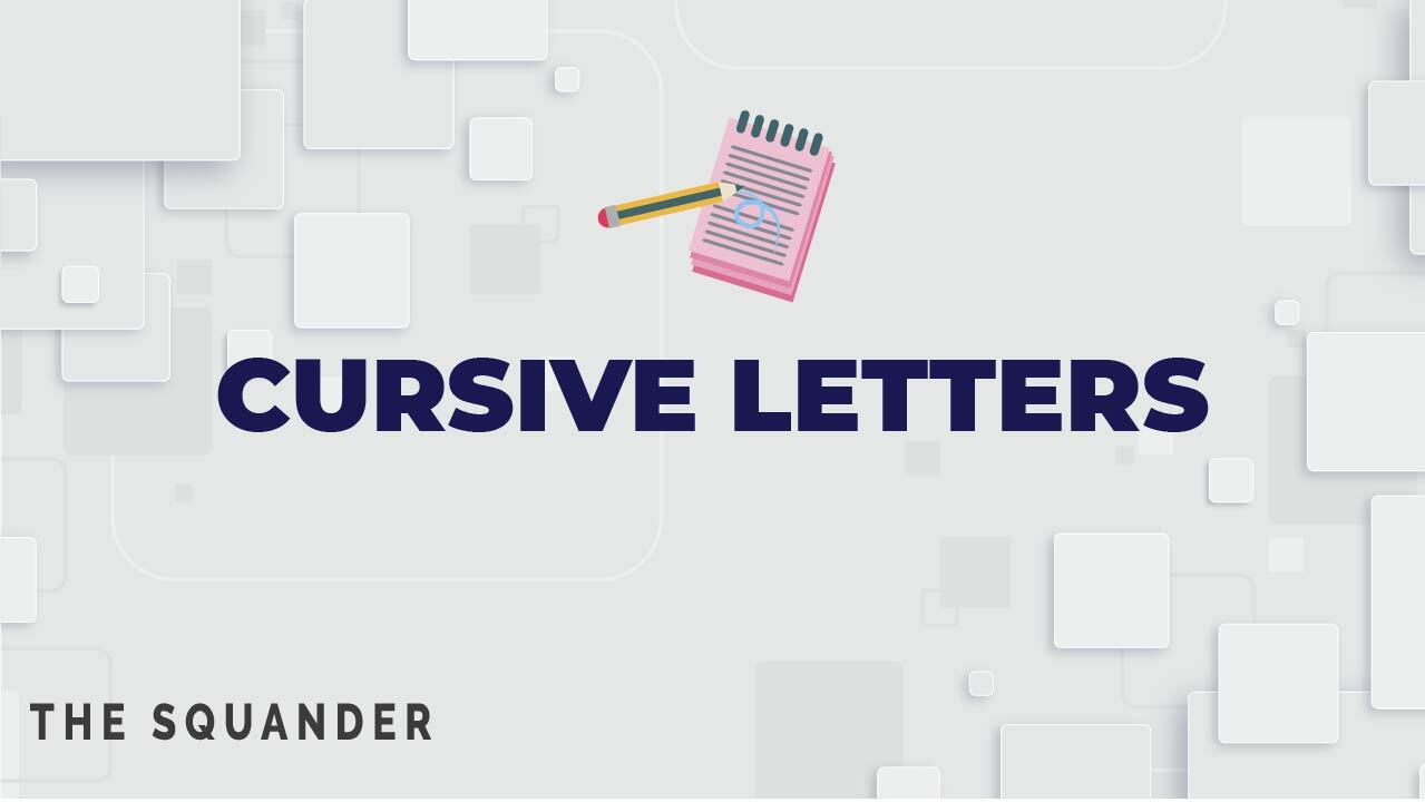 cursive letters
