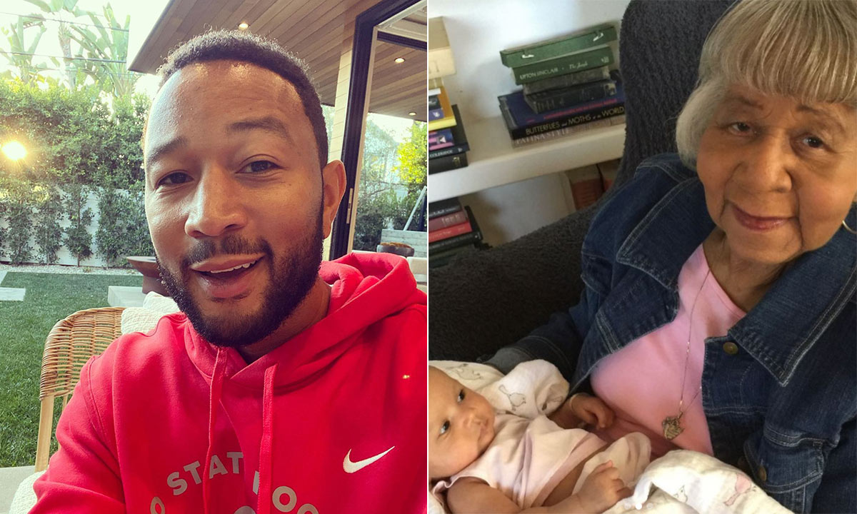 John Legend Mourns Over the Death of His Grandmother