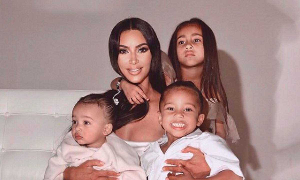 Kim Kardashian Throws Pizza Party for Kids Amidst Split with Kanye West